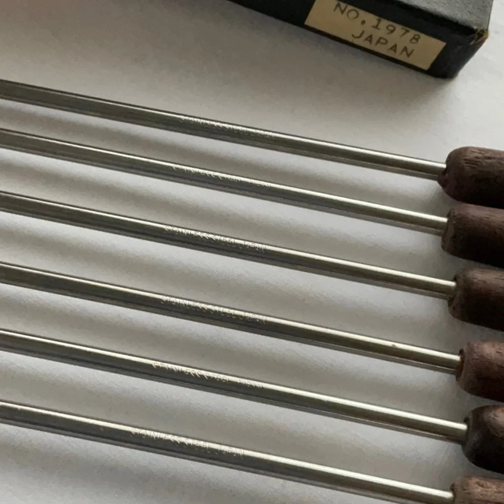 Vintage Fondue Skewers Forks MCM